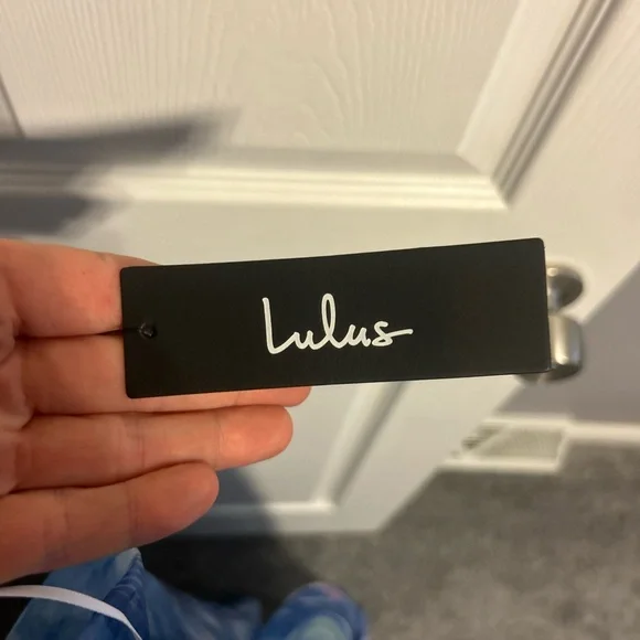 Lulu's Blue Floral Maxi Dress - Picture 2 of 5